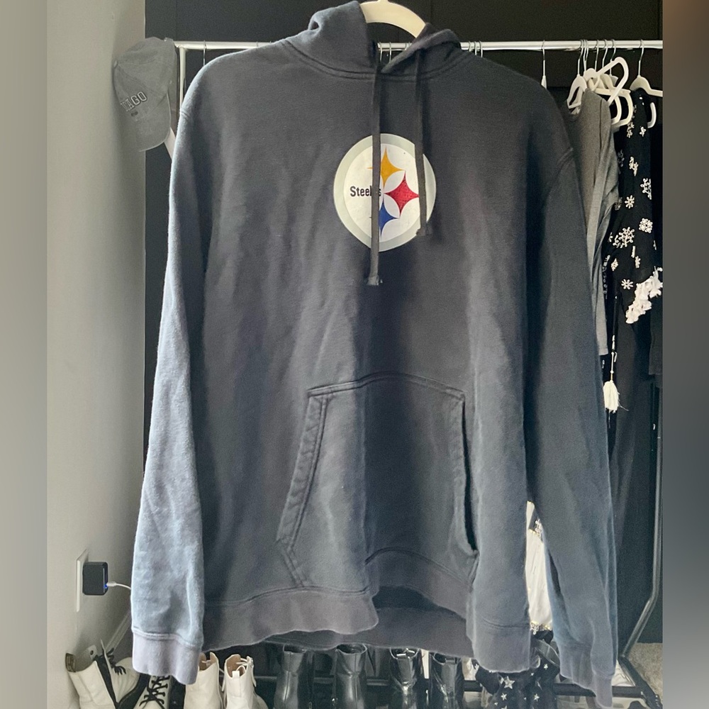 Nike NFL Black Steelers logo Hoodie - Size extra large